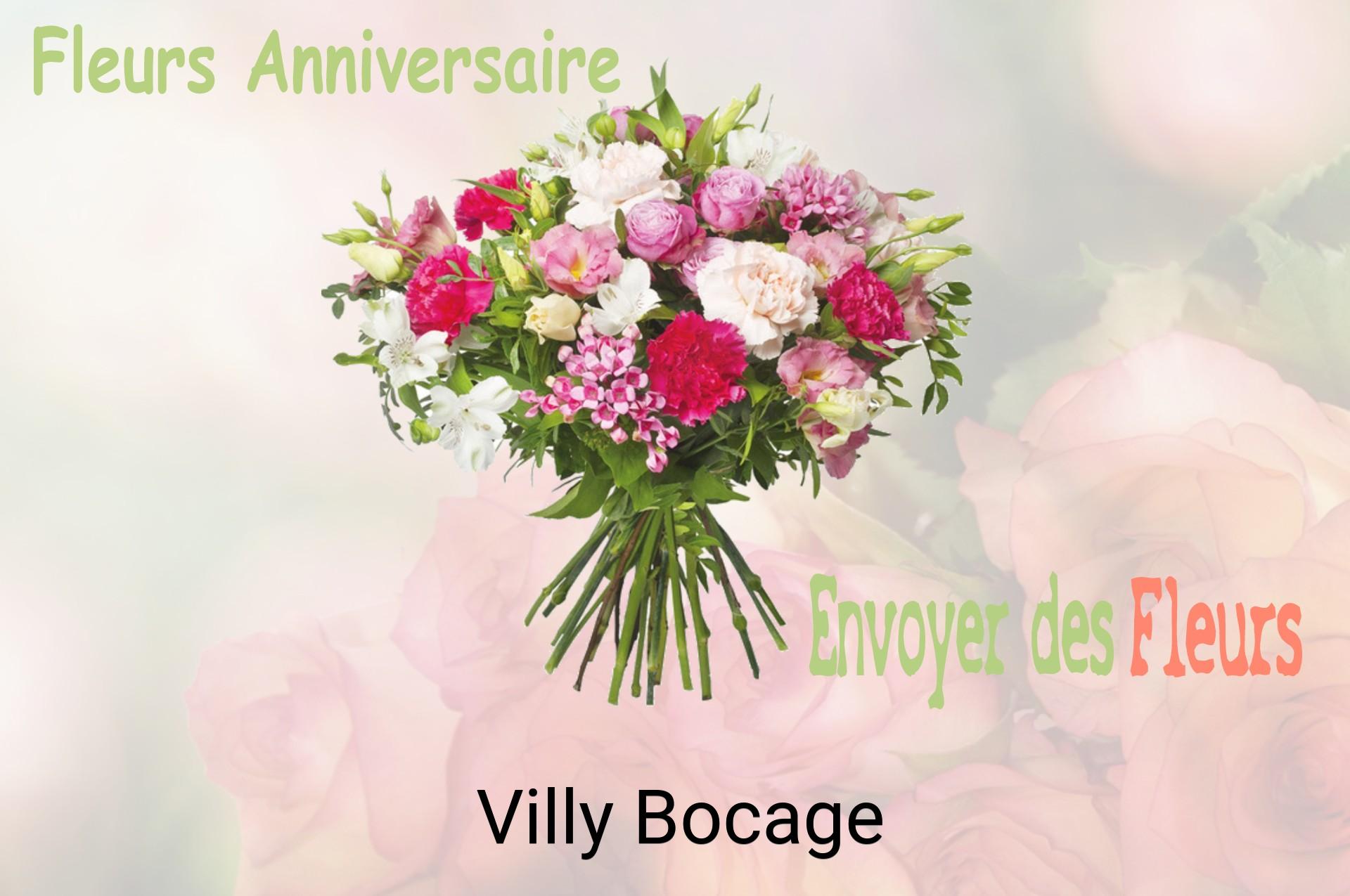 Bouquet de fleurs d’anniversaire livré à Villy-Bocage